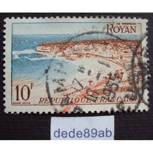 France..  10f Le Nouveau Royan . Oblitéré Used Stamp (Cachet Rond)