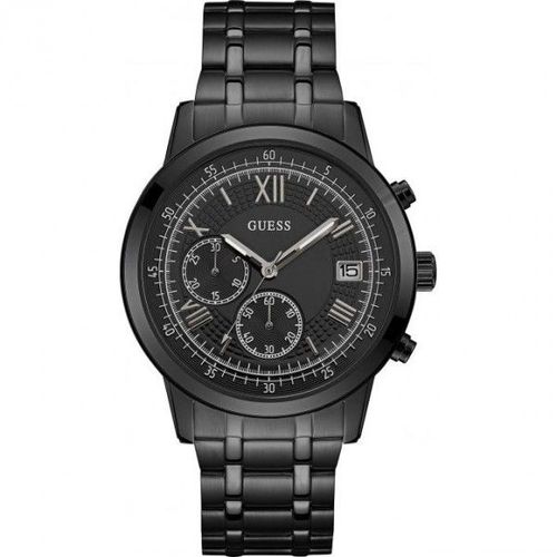Montre Guess Homme Summit Chrono Acier Noir W1001g3