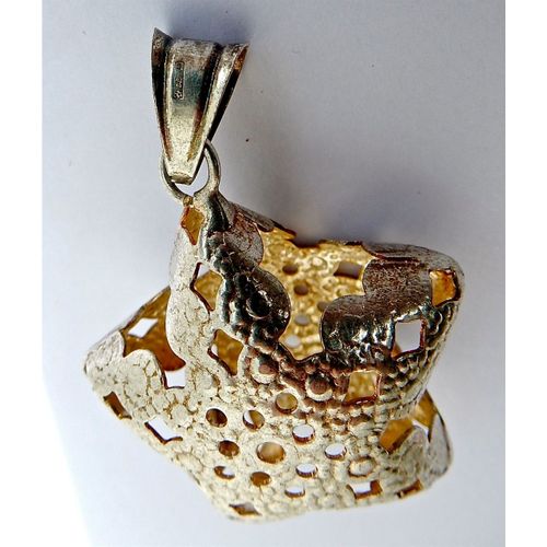Pendentif Étoile De Mer Argent Massif