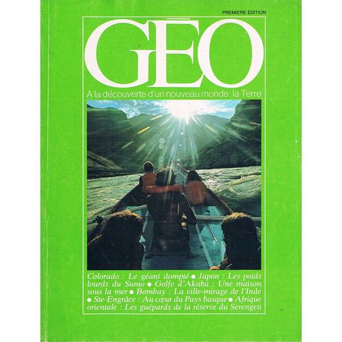 Geo Premiere Edition Colorado, Sumo, Néritica, Bombay, Guépards, Pays Basque