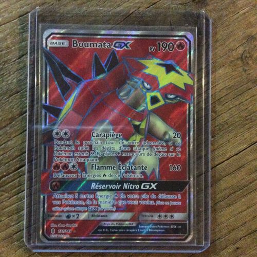 Boumata Gx Full Art 131/145 Série Soleil Et Lune Gardiens Ascendants