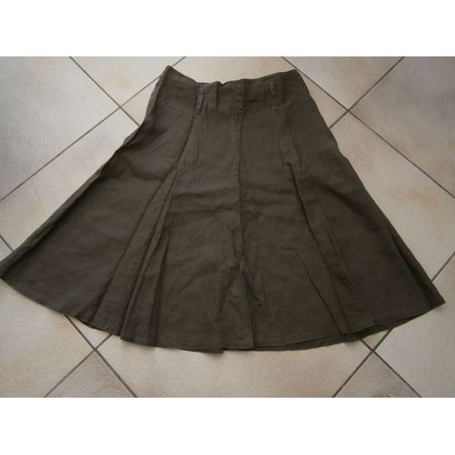 Jupe Camaïeu 4770 503868 431047 7004 Lin 38 Marron