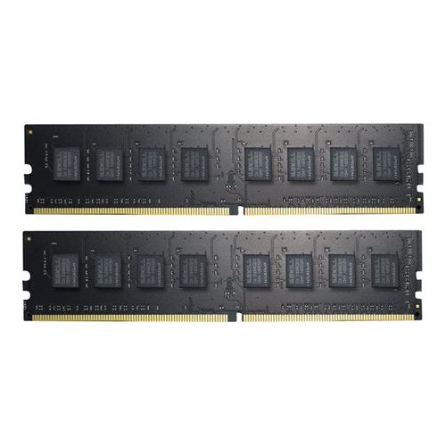 G.Skill Value Series - DDR4 - kit - 16 Go: 2 x 8 Go - DIMM 288 broches - 2400 MHz / PC4-19200 - CL15 - 1.2 V - mémoire sans tampon - non ECC