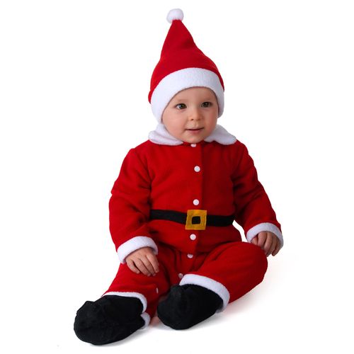 Déguisement Père Noël Bébé - Taille: 12 À 18 Mois