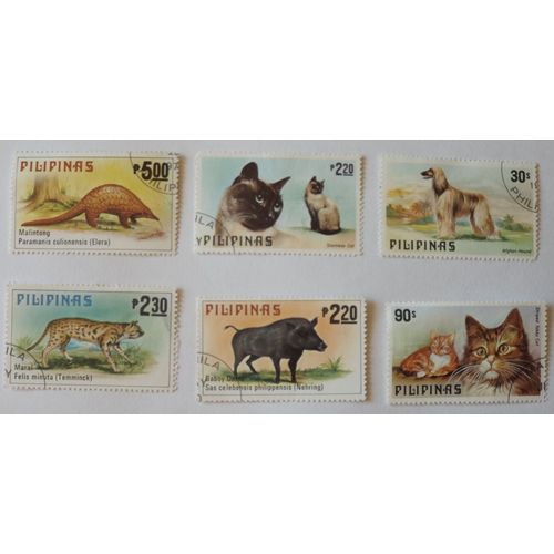 Timbres Animaux Philippines