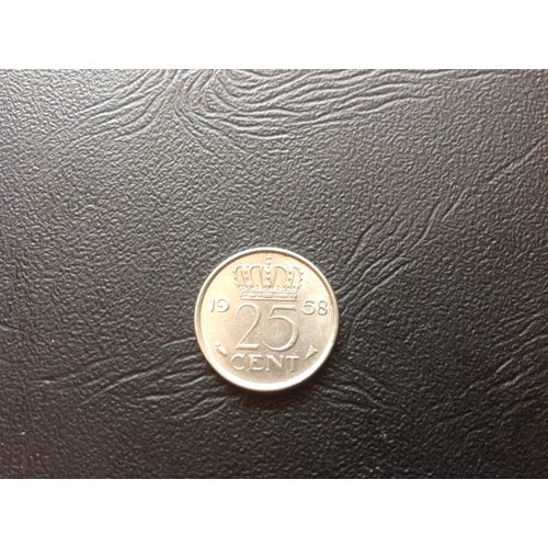 25 Cent (1/4 De Florin) Pays Bas 1958