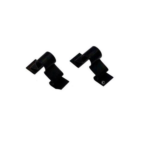 Lot de 2 clips vitre Four cuisinière (72X0273 DE DIETRICH BRANDT SAUTER FAGOR ASKO THOMSON BLANCO MASTERCOOK ARISTON HOTPOINT SANGIORGIO NOVY PELGRIM CDA SCHOLTES ATAG CAPLE EDESA THERMOR)