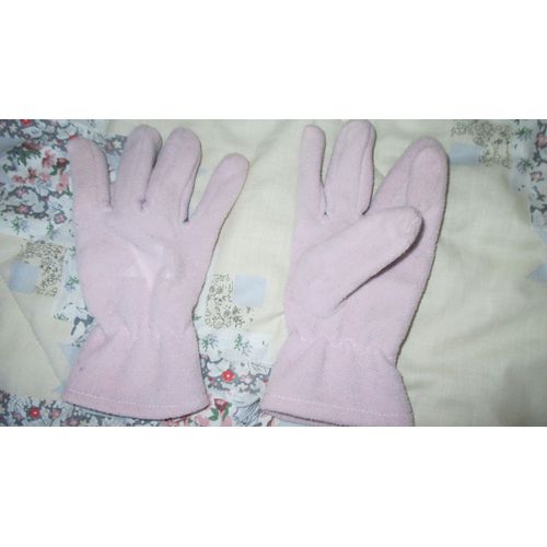 Gants Roses " Etoiles