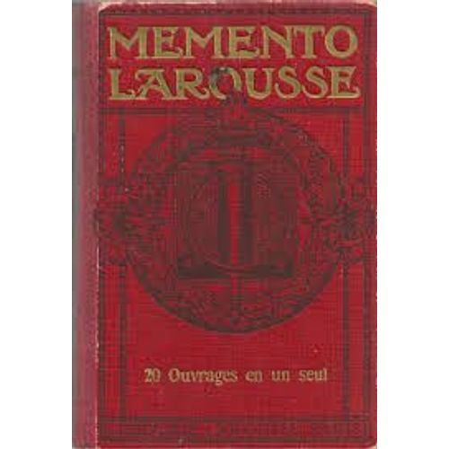 Mémento Larousse - 20 Ouvrages En Un Seul