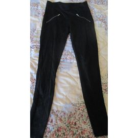 Legging Noir " Fermetures Éclairs " Taille Xs