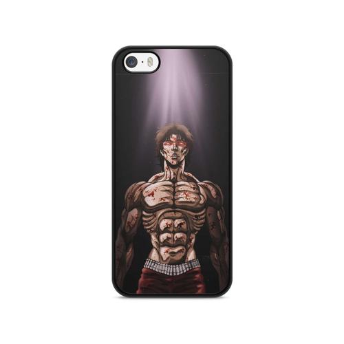 Coque Pour Iphone 5 / 5s / Se 2017 Silicone Baki Manga Anime Soleil Ref 1