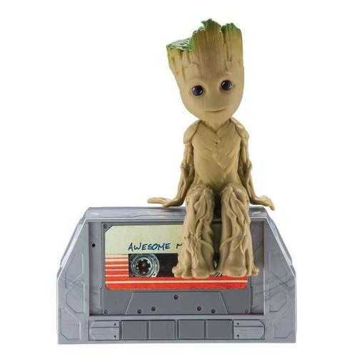 Gardiens De La Galaxie Boombox Avec Groot Qui Danse Et Entree Auxiliaire Rakuten