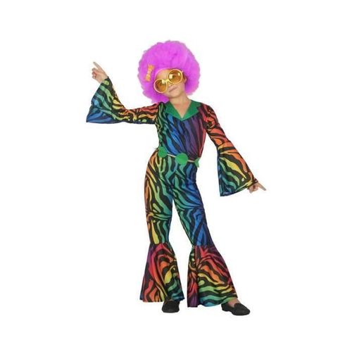 Déguisement Disco Léopard Multicolore Fille 3-4 Ans (98-115 Cm)
