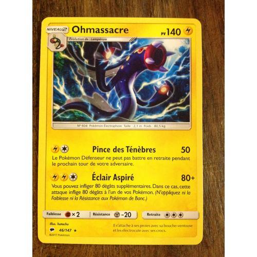 Carte Pokémon - Ohmassacre - 46/147 - Ombres Ardentes