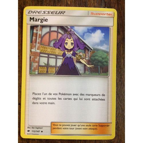 Carte Dresseur Pokémon - Margie - 112/147 - Ombres Ardentes