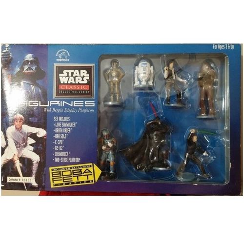 Star Wars Classic Collector Series Set : Luke Skywalker Darth Vader Han Solo C-3po R2-D2 Chewbacca B