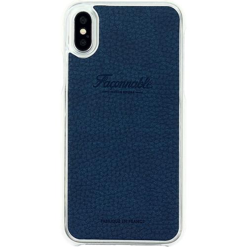 Coque Rigide Façonnable Bleue Collection French Riviera Pour Iphone X