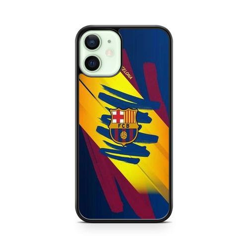 Coque Pour Iphone 14 Silicone Tpu Fc Barcelone Messi Suarez Club De Football Barca Ref 824