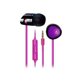 Creative MA200 - Micro-casque - intra-auriculaire - filaire - isolation acoustique - violet