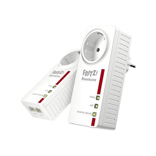 AVM FRITZ!Powerline 1220 - - adaptateur CPL - - 1GbE, HomePlug AV (HPAV) 2.0, IEEE 1901 - Branchement mural