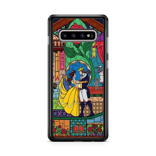 Coque Pour Samsung Galaxy S8 La Belle Et La Bete Disney Princesse Dessin Animé Rose Éternelle Ref 2266