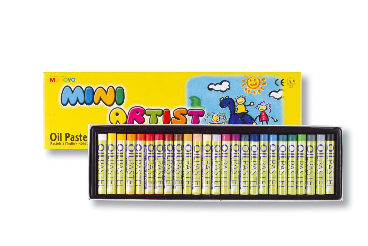 Pastels Huile Pour Enfant Mungyo Mini Artist 25 Pièces - Mungyo