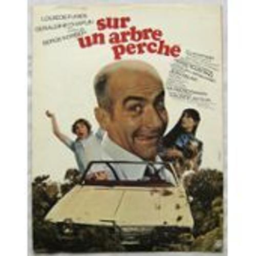 Sur Un Arbre Perché - Louis De Funes - Serge Korber - Geraldine Chaplin - Affiche Synopsis Du Film 1970