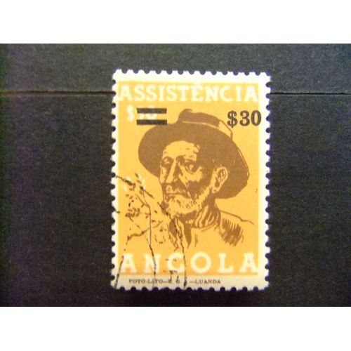 Angola 1957 Vieil Homme Surtaxe Pour Les Pauvres Yvert N 405 Fu