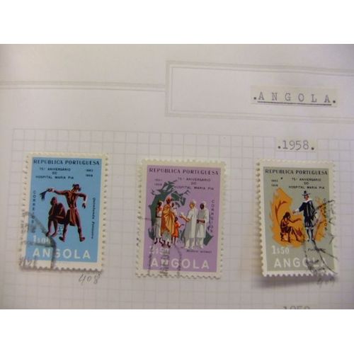 Angola 1958 75 Aniversaire Hospital Maria Pia Yvert N 408 / 410 Fu