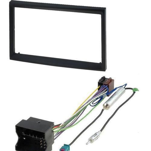 Kit Adaptateur Autoradio 2din Citroen C2 C3/ Peugeot 207 307 + Iso + Fm - Kitfac436 - Adnauto