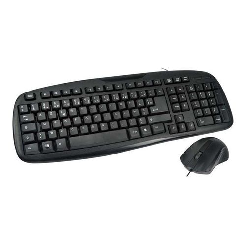 MCL Samar ACK-2012/N - Ensemble clavier et souris - USB - AZERTY - Français - noir