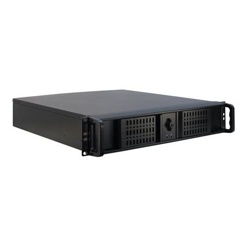 Inter-Tech IPC 2U-2098-SK - Montable sur rack - 2U - micro ATX - pas d'alimentation (ATX) - USB
