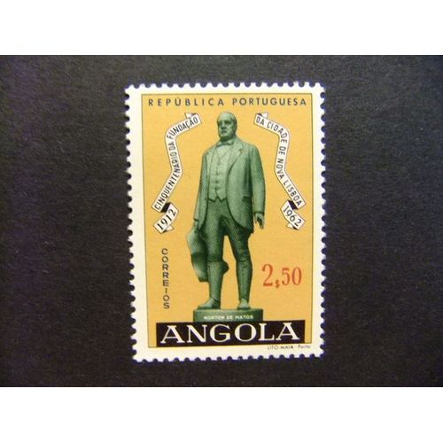 Angola 1962 Centenario De Nova Lisboa Yvert N 443 ** Mnh 