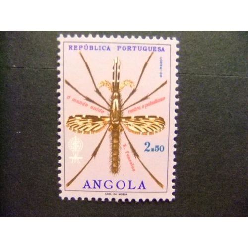 Angola 1962 Eradicacion Del Paludismo Yvert N 442 * Mh