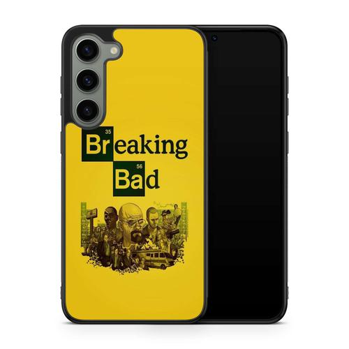 Coque Pour Samsung Galaxy S23 Plus Breaking Bad Méta Série Heisenberg Fan Art Ref 299