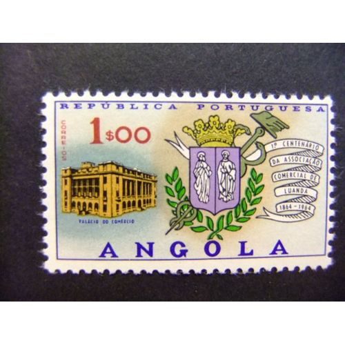 Angola 1964 Asociacion Comercial De Luanda - Palacio Y Escudo Yvert N 513 ** Mnh