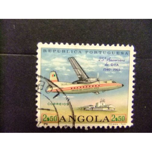 Angola 1965 Compañia Aerea Yvert N 518 Fu