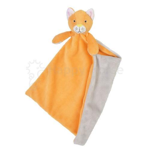 Doudou Chat Orange Tuttle Cally Happy Horse Grelot Hochet Peluche Jouet Bebe Renard Roux Rose