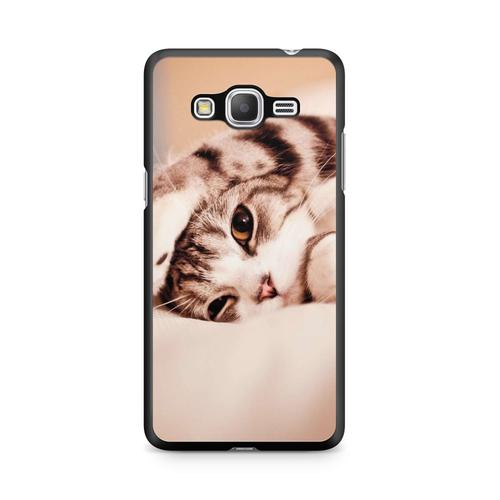 Coque Pour Samsung Galaxy J7 2016 ( J710 ) Chat Cat Animaux Main Coon Persan Ref 1254