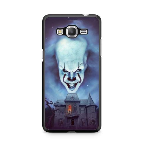 Coque Pour Samsung Galaxy Grand Prime Pennywise Stephen King's It Ca Clown Tueur Film Horreur Zombie Ref 1452