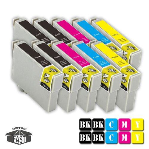 10 CARTOUCHES D'ENCRE ASSORTIES PREMIUM COMPATIBLE LC123 Y V3 pour imprimante BROTHER DCP-J152W