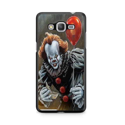 Coque Pour Samsung Galaxy Grand Prime Pennywise Stephen King's It Ca Clown Tueur Film Horreur Zombie Ref 1752