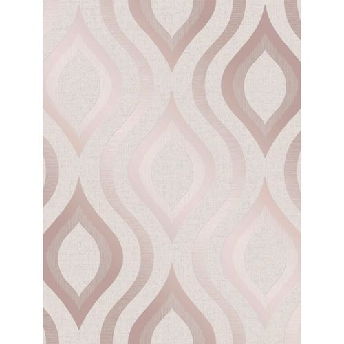 Quartz géométrique Fond d'écran Rose or fin Décor FD42206