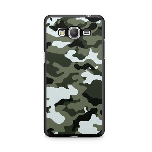 Coque Pour Samsung Galaxy J3 2016 ( J310 ) Camo Camouflage Militaire Guerre Vert Chasse Ref 55