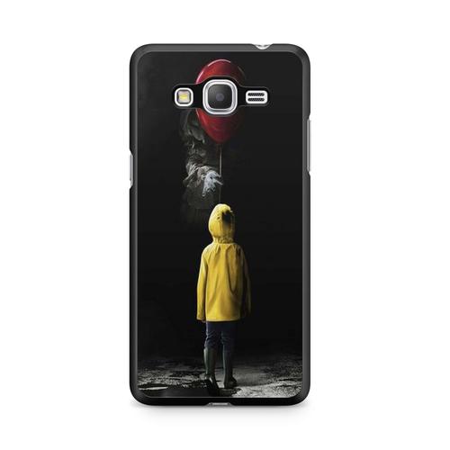 Coque Pour Samsung Galaxy Grand Prime Pennywise Stephen King's It Ca Clown Tueur Film Horreur Zombie Ref 352