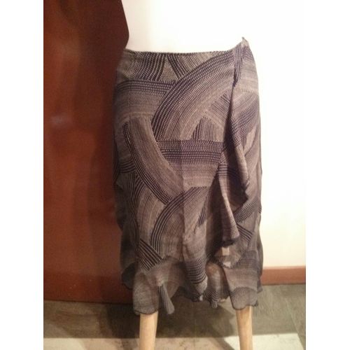 Jupe 1.2.3 Polyester 42 Gris Foncé