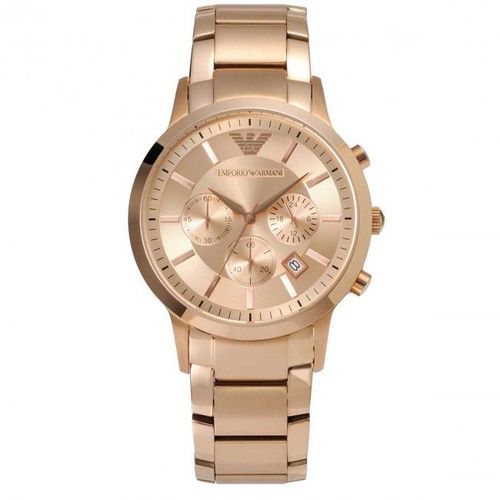 Emporio Armani Ar2452 Rose Gold Chronograph Watch