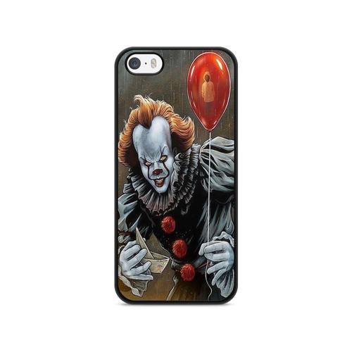 Coque Pour Iphone 7 Plus / 8 Plus Silicone Tpu Pennywise Stephen King's It Ca Clown Tueur Film Horreur Zombie Ref 1706