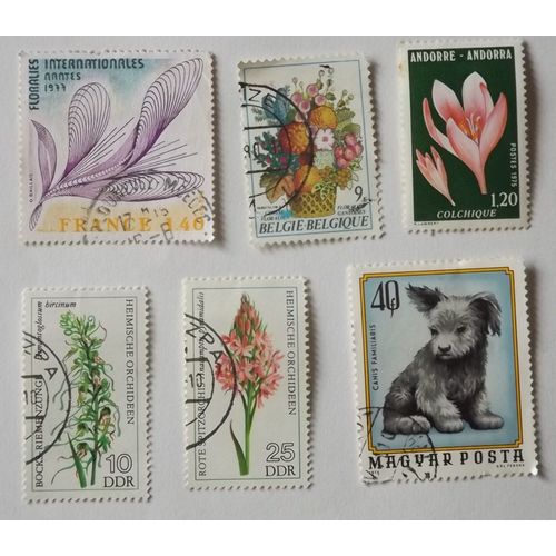 Divers Timbres Faune Et Flore - Divers Pays