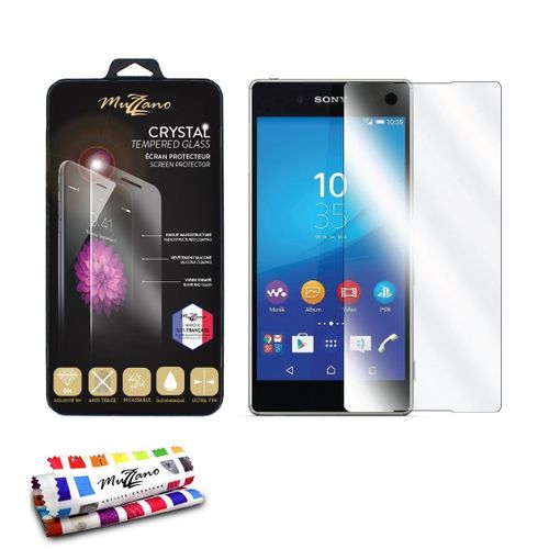 Film De Protection Sony Xperia Z3 Plus En Verre Trempé Avec 1 Stylet Et Chiffon